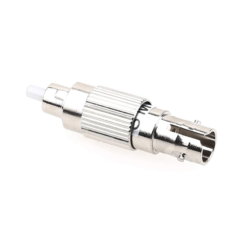 [Australia - AusPower] - FTTH Optical Equipment Tool FC Male to ST Female Hybrid Flange Singlemode 9/125 SM Optical Fiber Adapter Connector for Digital Communication 