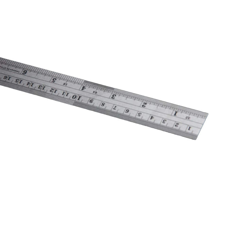 [Australia - AusPower] - Utoolmart Straight Ruler, 50cm / 19.7-inch Double scale(cm/inch), Stainless Steel Ruler, Measuring Tool for Engineering Office Architect and Drawing 1 Pcs 