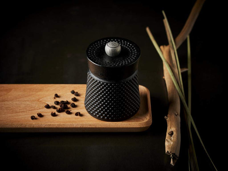 [Australia - AusPower] - Peugeot BALI FONTE Cast Iron Pepper Mill, 8cm/3 In, Black 