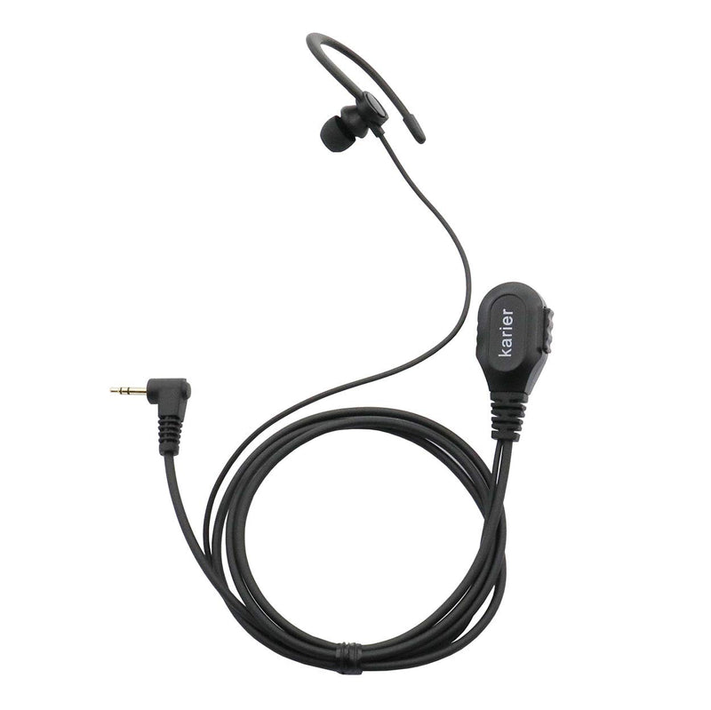 [Australia - AusPower] - Karier 1 Pin Walkie Talkie Headset Earpiece with PTT Mic and Soft Silica Earloops for Motorola MD200TPR MH230R MR350R MS350R MT350R MG160A MH230TPR Radios (5 Pack) 