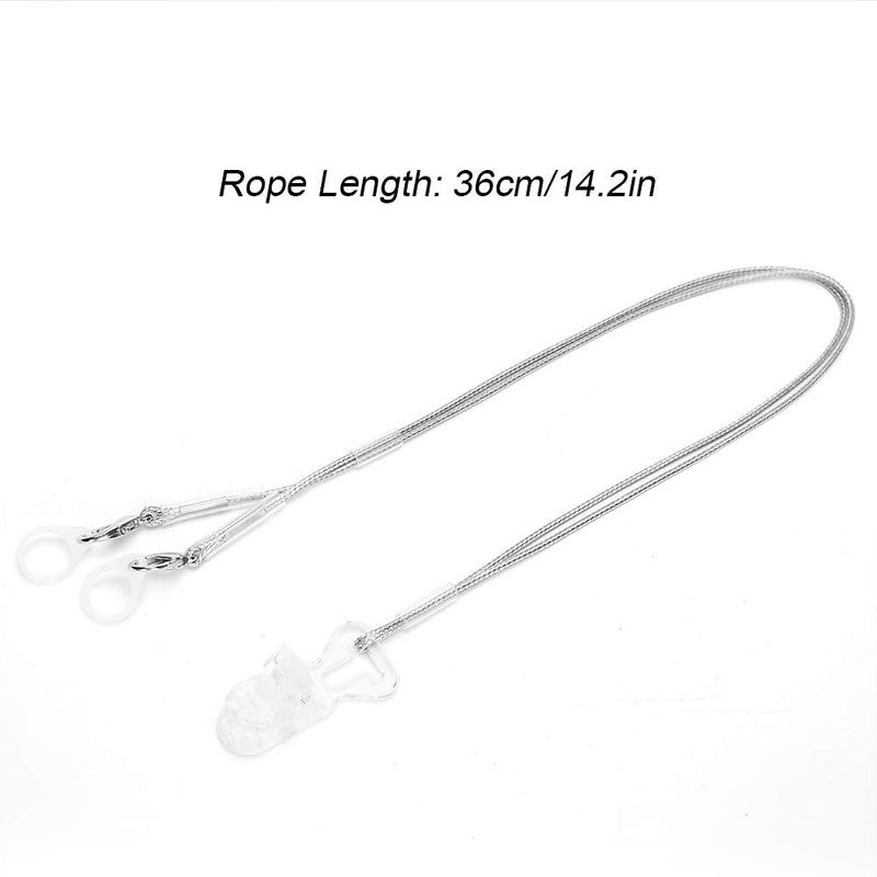 [Australia - AusPower] - Ear Aids Strap Plastic Hearing Rope Portable Hang Fixation Cord Lanyard Protection Hearing Accessory 