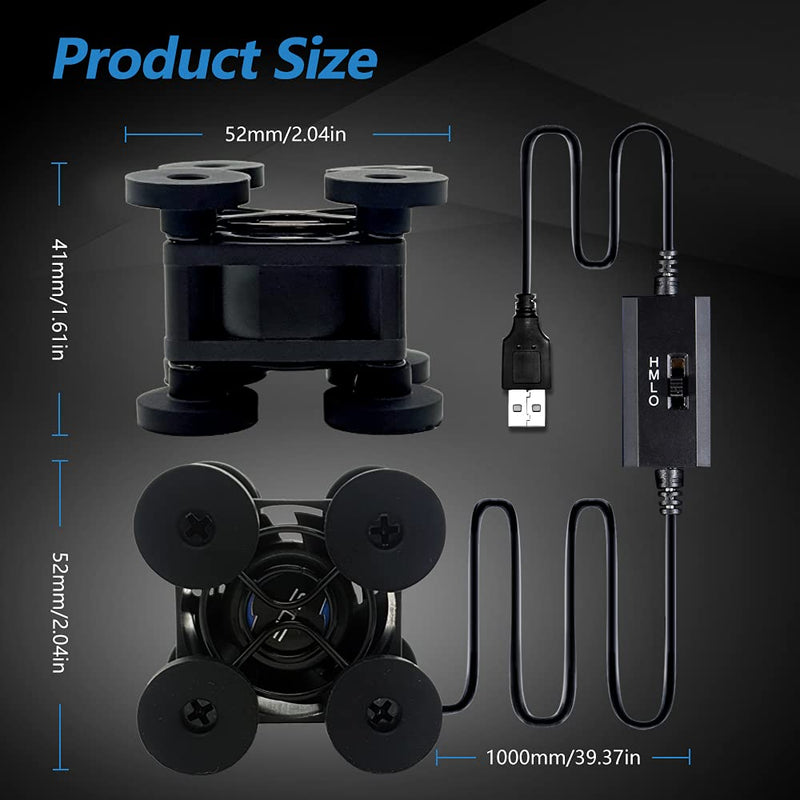 [Australia - AusPower] - SCCCF Mini, Compact 40mm x 20mm USB Fan, for VR Gear, Aquarium, Roku, Router, Raspberry Pi, Cosplay, Helmet Cooling Ventilation 40X20mm USB Fan 