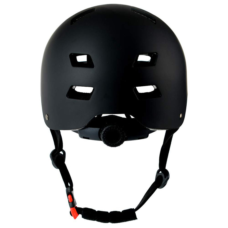 [Australia - AusPower] - Bavilk Skateboard Bike Helmets CPSC Certified Multi Sports Scooter Inline Roller Skating 3 Sizes Adjustable for Kids Youth Adults Matte Black S: 48-52 cm / 18.9"-20.47" 