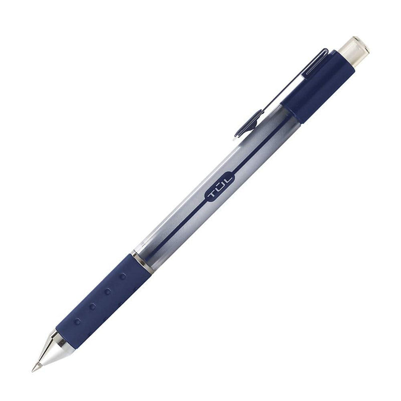 [Australia - AusPower] - TUL Gel Pens, Retractable, Fine Point, 0.5 mm, Gray Barrel, Blue Ink, Pack of 12 12 Count (Pack of 1) 