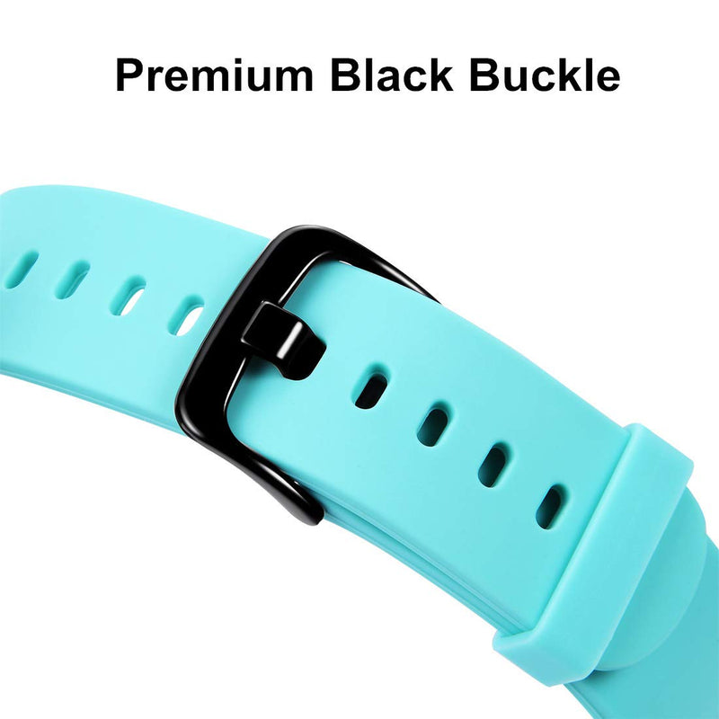 [Australia - AusPower] - TECKMICO Replacement Bands Compatible with Amazfit Bip,Soft Silicone Sport Bands with Quick Release Pin for Amazfit Bip/Amazfit Bip Lite Huami Smartwatch(Purple, Black Buckle) Purple 