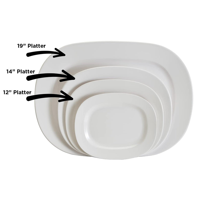 [Australia - AusPower] - Hutzler Serving Platter, 14", White 14" 