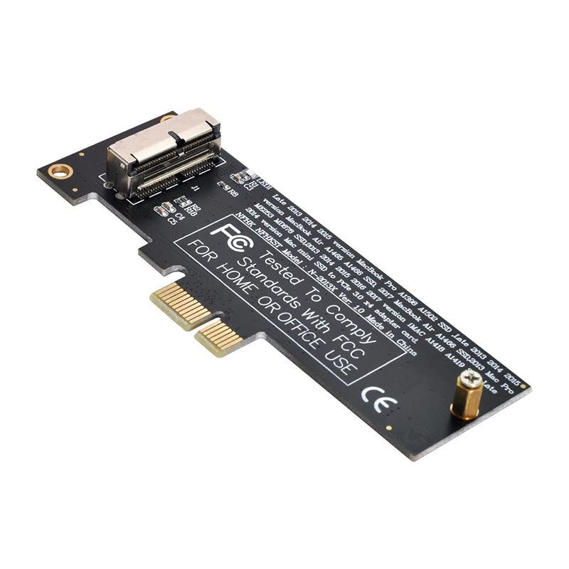 [Australia - AusPower] - Xiwai PCI Express PCI-E 1X to 12+16Pin 2013-2017 Mac Pro Air SSD Convert Card for A1493 A1502 A1465 A1466 