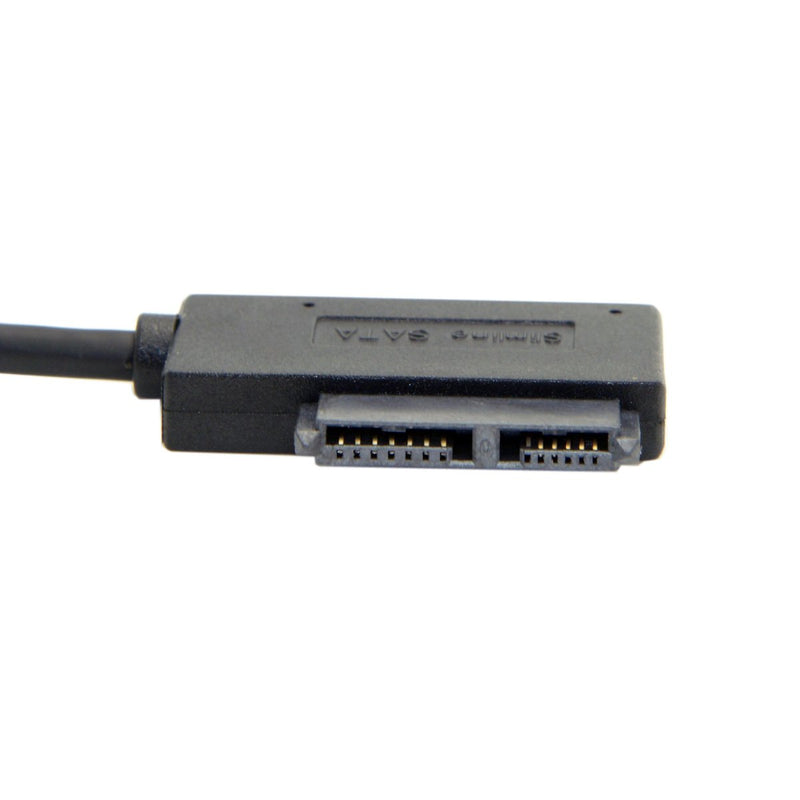 [Australia - AusPower] - Cablecc USB 3.0 to 7+6 13pin Slimline Sata Adapter Cable for Laptop Cd DVD Rom Optical Drive 
