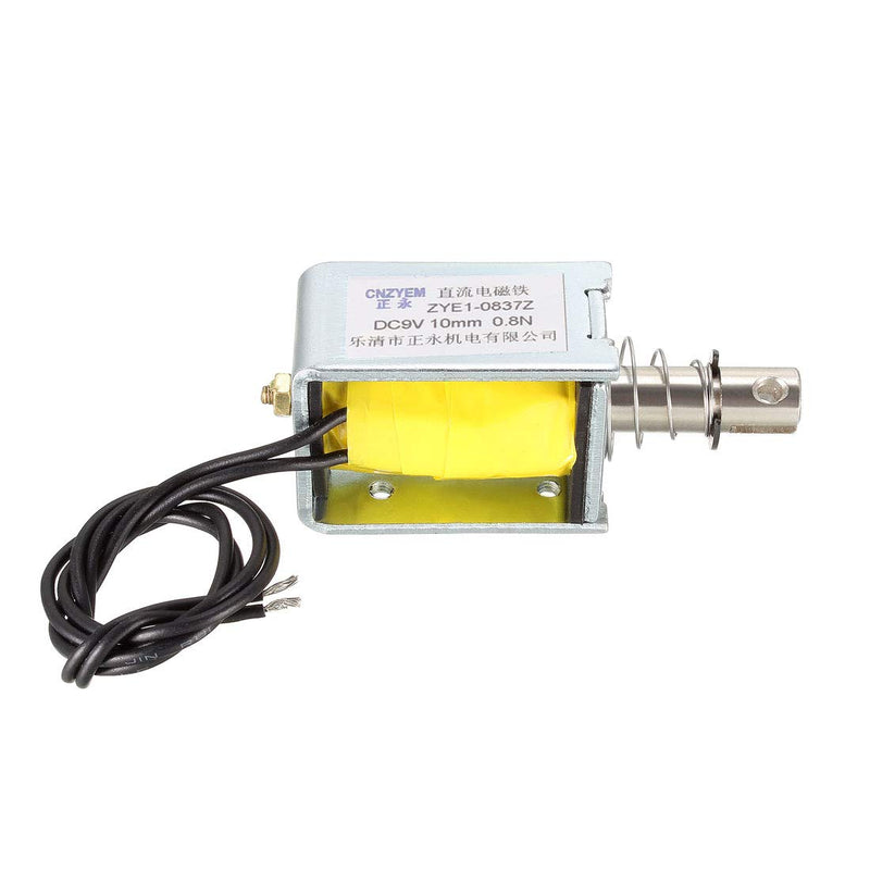 [Australia - AusPower] - uxcell DC Push Pull Type Solenoid Electromagnet, DC9V 0.8N 10mm, Open Frame Type, Linear Motion 