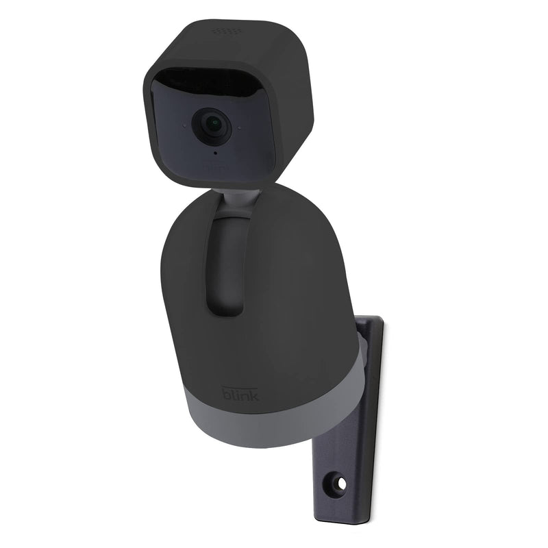 [Australia - AusPower] - Wall Mount Compatible for Blink Mini Pan-Tilt Mount for Ceiling Mounting Kit 180 Degree Adjustable (Black)… Black 