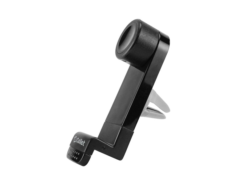 [Australia - AusPower] - Universal Cell Phone Holder – Car Air Vent Phone Mount – Adjustable Stand for iPhone 13 Pro Max Mini 12 SE Galaxy S21 S20 S10 Note20 – Fits Any Device Up To 3.5 Inches Wide (black) 