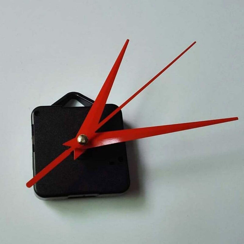 [Australia - AusPower] - Kichvoe Wall Clock Movement Replacement Kits, Silent Clock Mechanism Maintenance DIY Clock Mechanisms Hands Repair Parts Accessories for Home Hotel School Red 