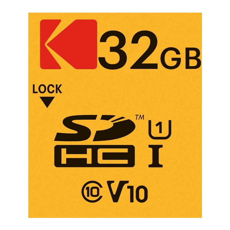 [Australia - AusPower] - Kodak 32GB Class 10 UHS-I U1 SDHC Memory Card (3-Pack) with Focus All-in-One USB Card Reader Bundle (4 Items) 