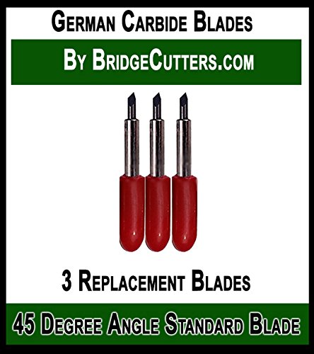 [Australia - AusPower] - Cricut Compatible German Carbide Blades Replacement Premium Fine Point Cutting Blades for Craft Cutting Machines Compatible with Bridge Cricut Air Expression 2 Explore Maker Refine Cutters Green 
