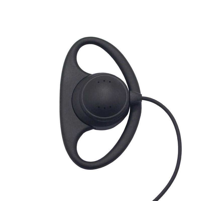 [Australia - AusPower] - Karier 2 Pin D Shape Earpiece with PTT Mic for 2pin Baofeng Kenwood Nexedge Hytera Puxing Wouxun Radio UV-82HP UV-82 UV-5R UV5RA BF-F9 BF-F8HP BF-888S TK250 TK260 TH-215 H-777 RT21 RT22 GT-3TP(2 Pack) 