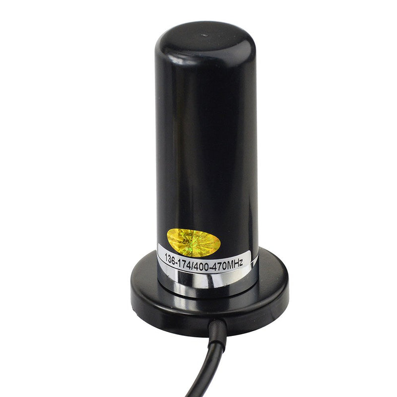[Australia - AusPower] - Eightwood Dual Band VHF UHF Ham Mobile Radio Antenna PL259 with Magnetic Base Extension Cable 16 feet for Ham Radio Amateur Radio Mobile Transceiver 144/430mhz 
