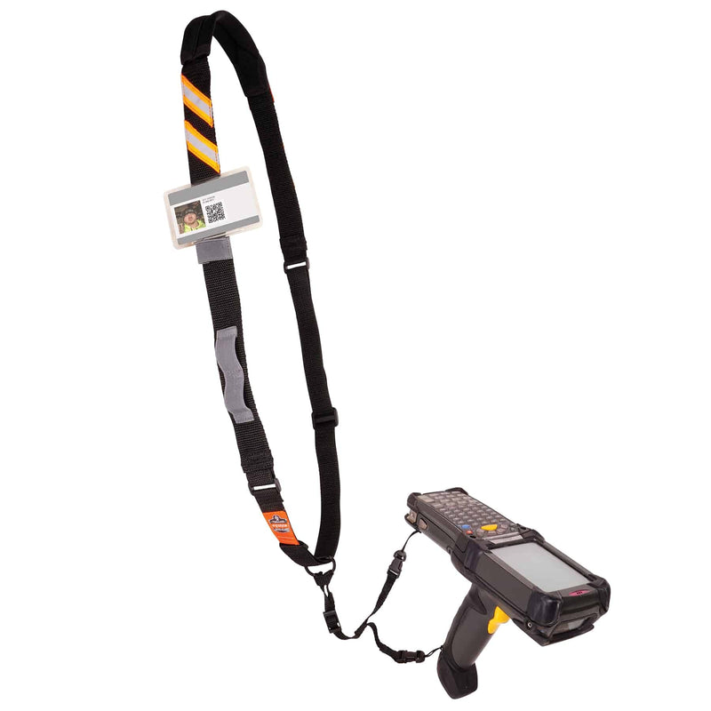 [Australia - AusPower] - Ergodyne Squids 3137 Barcode Scanner Padded Harness, Sling Style, Tethering Lanyard for Bar Code Scanners , Black 