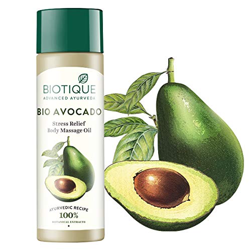 [Australia - AusPower] - Biotique Bio Avocado Body Massage Oil, 200 ml 