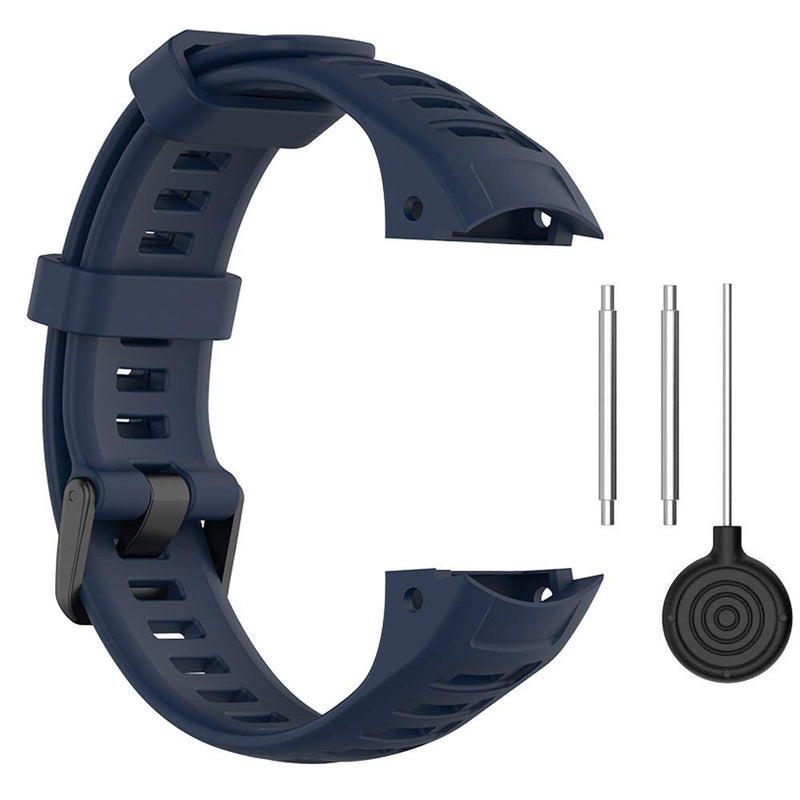[Australia - AusPower] - QGHXO Band for Garmin Instinct, Soft Silicone Replacement Watch Band Strap for Garmin Instinct/Instinct Tide/Instinct Tactical/Instinct Solar/Instinct Esports (No Tracker) 5PCS Boys 