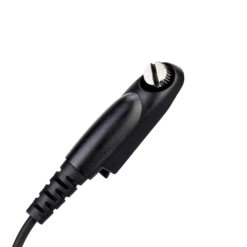 [Australia - AusPower] - Retevis IP66 Waterproof Walkie Talkie Earpiece with Mic, Compatible with Retevis RT29 RT47 RT47V RT48 RT82 RT83 RT87 Ailunce HD1 Walkie Talkies, Acoustic Tube 2 Way Radio Headset with Big PTT(1 Pack) 