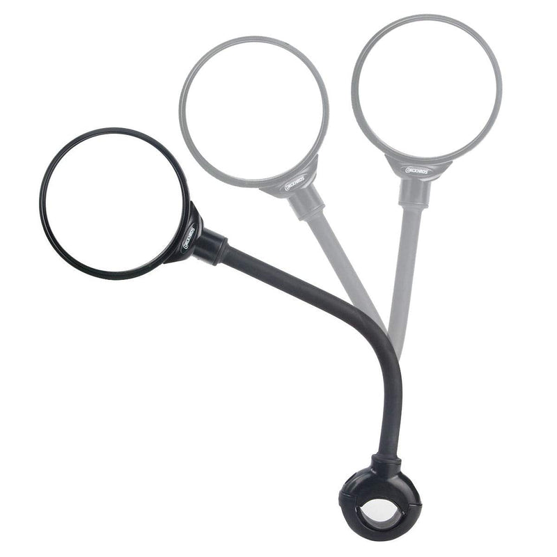 [Australia - AusPower] - Bike Mirror Rotatable And Adjustable Wide Angle Rear View Shockproof Convex Mirror Universal For Bike Bicycle 