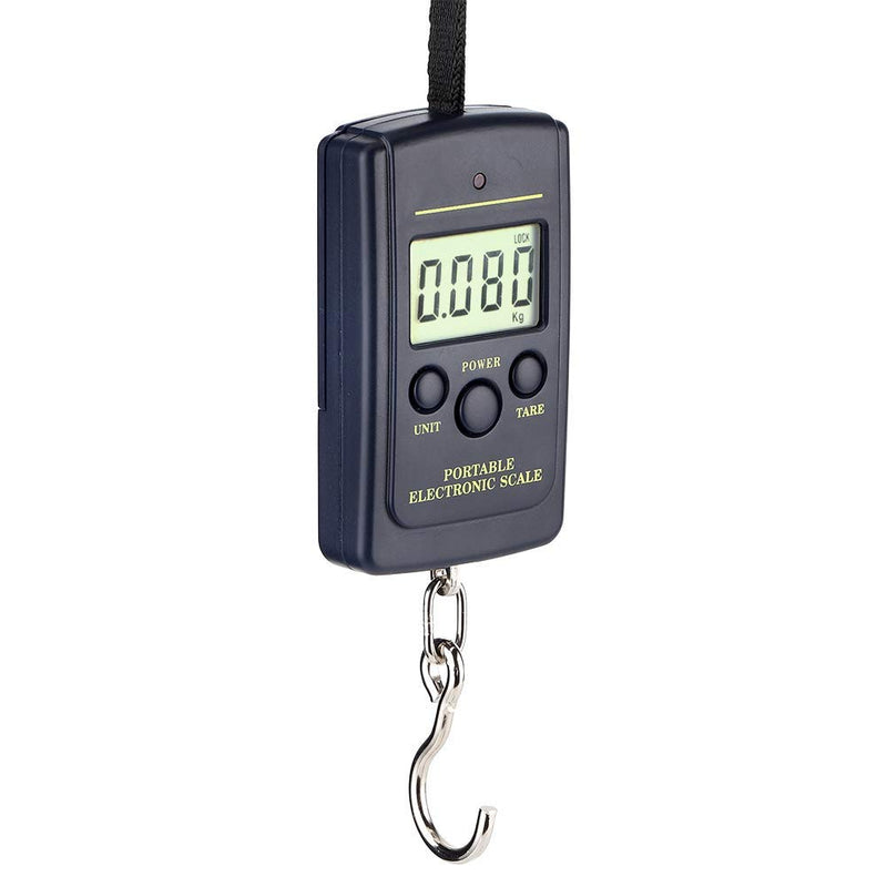 [Australia - AusPower] - Hanging Scale, Portable High‑Precision Weighing Scale, 40Kg‑10G Large Range for Kitchen Mail Room 