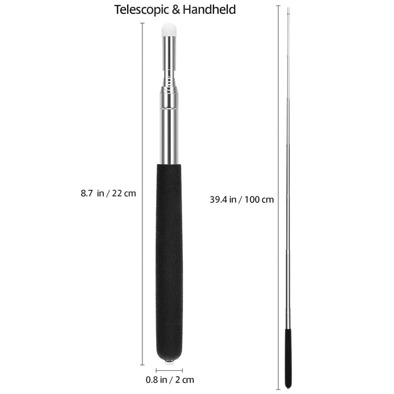 [Australia - AusPower] - BESPORTBLE Hand Pointer Stick Extendable Telescopic Retractable Pointer Handheld Presenter Classroom Teacher Whiteboard Pointer 