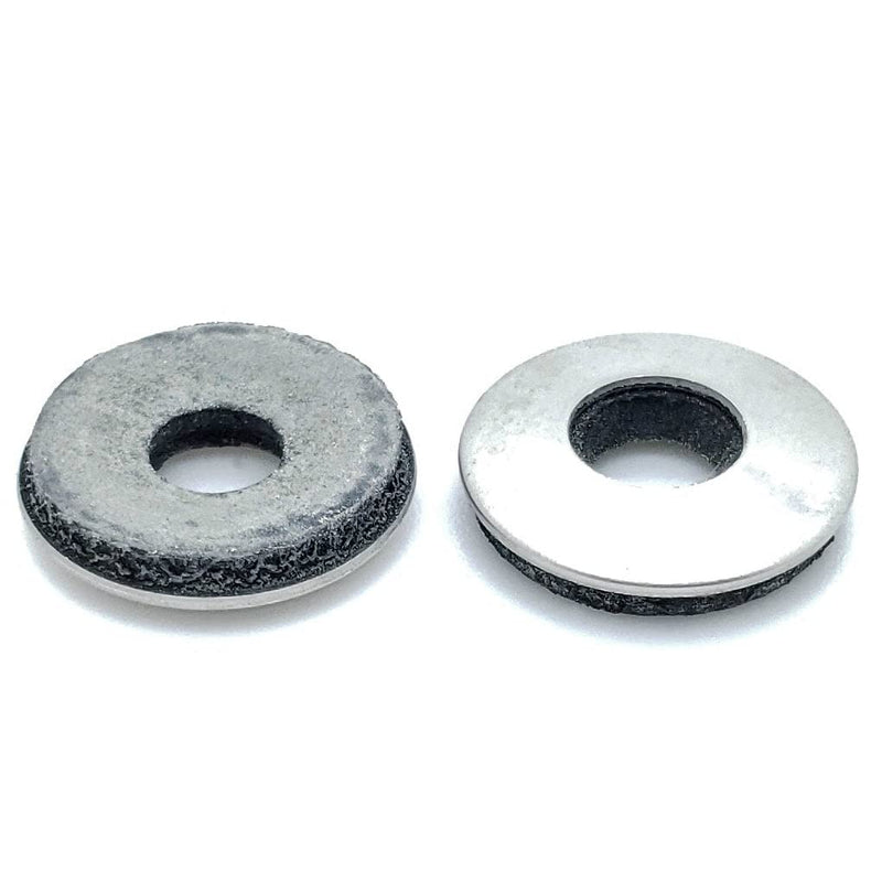 [Australia - AusPower] - 100 Qty #6 Stainless Steel EPDM Bonded Sealing Neoprene Rubber Washers (BCP636) 