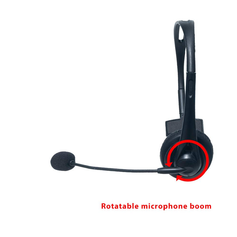 [Australia - AusPower] - Caroo 1 Pin Headset with Boom Mic Noise Cancelling Earpiece for Uniden GMR Walkie Talkie Two Way Radio 