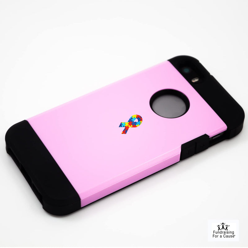 [Australia - AusPower] - 50 Large Paper Autism Ribbons for Decoration or Fundraising - Autism Awareness Puzzle Piece Ribbon Cut Outs (1 Pack/50 Ribbons) 
