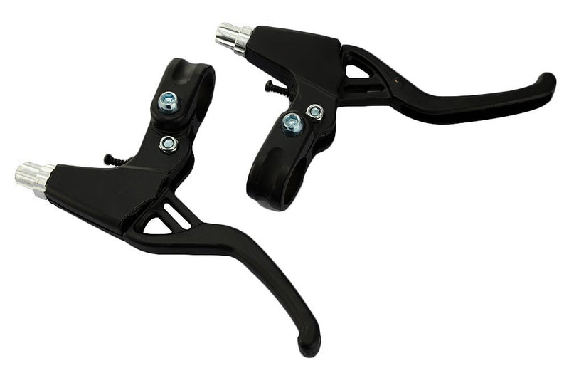 [Australia - AusPower] - BicycleStore® 1 Pair Universal Aluminum Alloy Bicycle Brake Handle Mountain Road Bike Brake Lever Diameter 22mm(Black) Black 