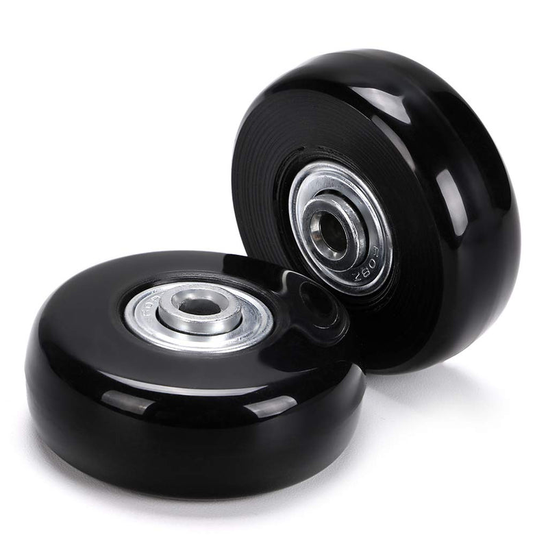[Australia - AusPower] - OwnMy 50 x 18mm Set of 4 Luggage Suitcase Replacement Wheels, Rubber Swivel Caster Wheels Bearings Repair Kits 