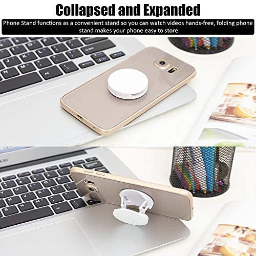 [Australia - AusPower] - Weewooday 10 Pieces Blank Sublimation Phone Holders Collapsible Phone Grip Holder with Double-Sided Tape, Adhesive Finger Holder for Smartphone and Tablets (White) White 