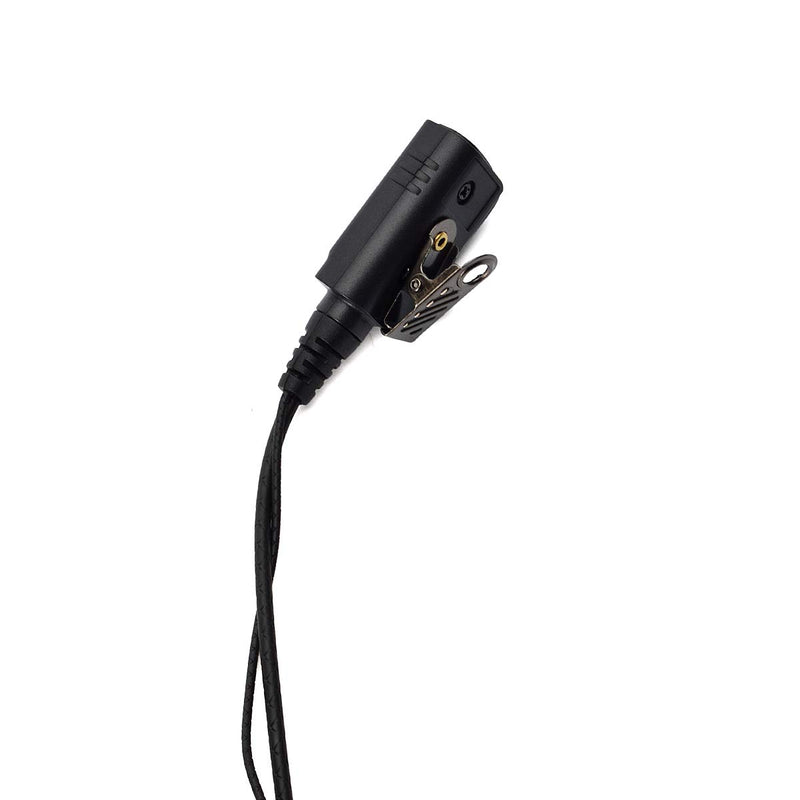 [Australia - AusPower] - G-Shape Walkie Talkie Headset 2Pin Ham Radio Earphone with Mic PTT Compatible for Motorola CLS1413 CP110 CT150 CP040 XTN600 Radio (1 Pack) 
