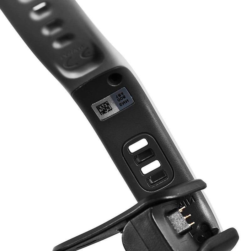 [Australia - AusPower] - Charger for Garmin Vivosmart 4, Replacement Charging Data Cable Clip Cord for Garmin Vivosmart 4 (Black, 2Pack) 