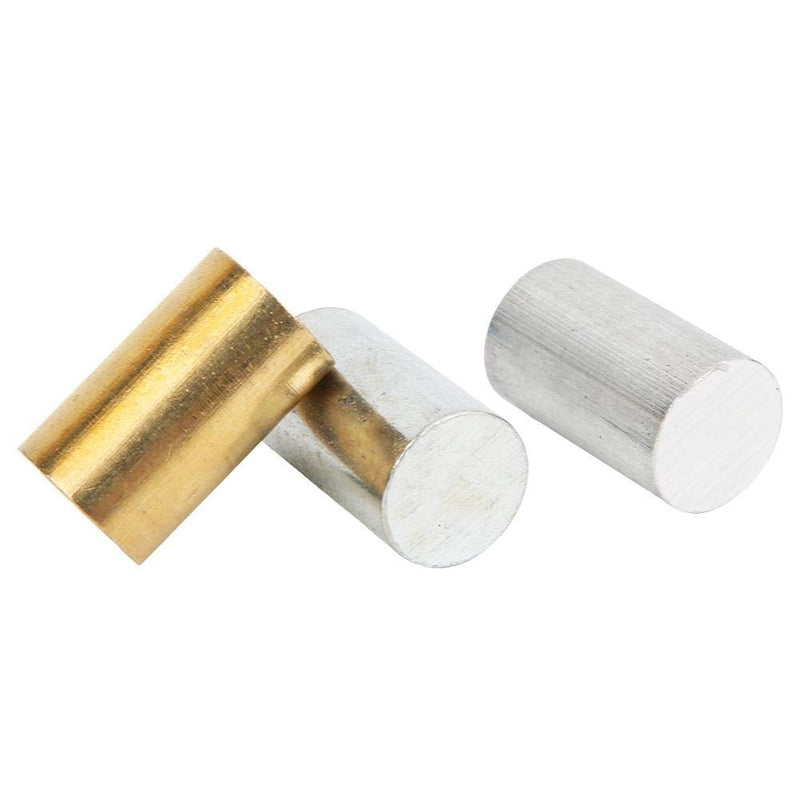 [Australia - AusPower] - Iron Cubes 3-Piece Equal Length Cylinders, Brass, Iron, Aluminum for Use with Density, Specific Gravity Activities 