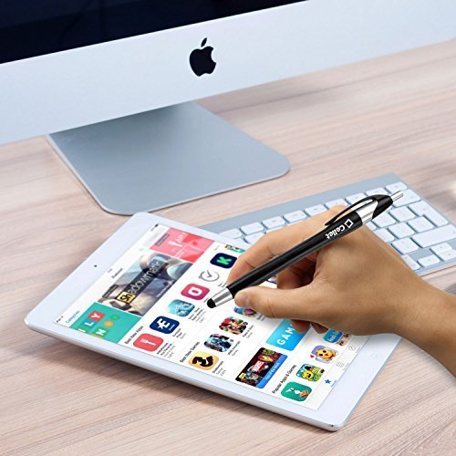 [Australia - AusPower] - Cellet Black Executive Ultra Thin Touch Screen Stylus Pen and Ink Pen Combo Compatible to Samsung Galaxy S21 S20 S10 S10e S10 S10 Plus/S9 Plus S9 Note 20 10 9, iPad, iPad Air, iPad Pro, iPad Mini 