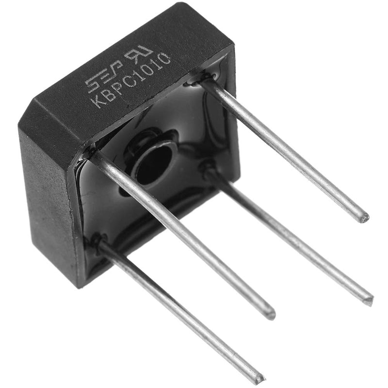 [Australia - AusPower] - Bridgold 5pcs KBPC1010 Bridge Rectifier Diode, Single Phase,Full Wave 10 Amp 1000 Volt Electronic Silicon Diodes,4-Pin 