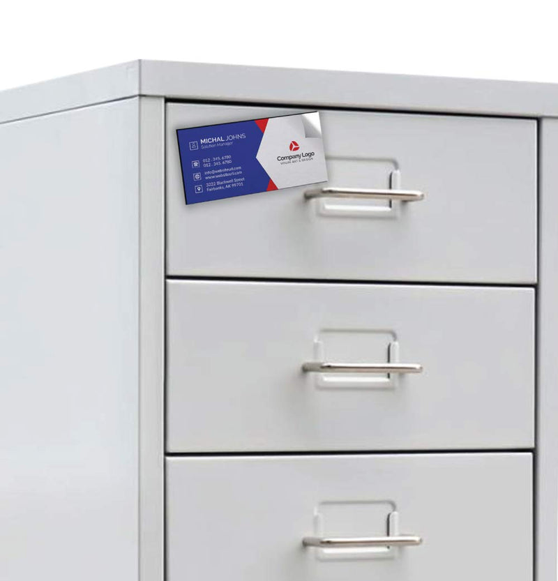 [Australia - AusPower] - Self Adhesive Magnetic Mount for Business Card Magnets & Save The Date Cards- Peel n Stick Backs - 20 mil (50) 50 