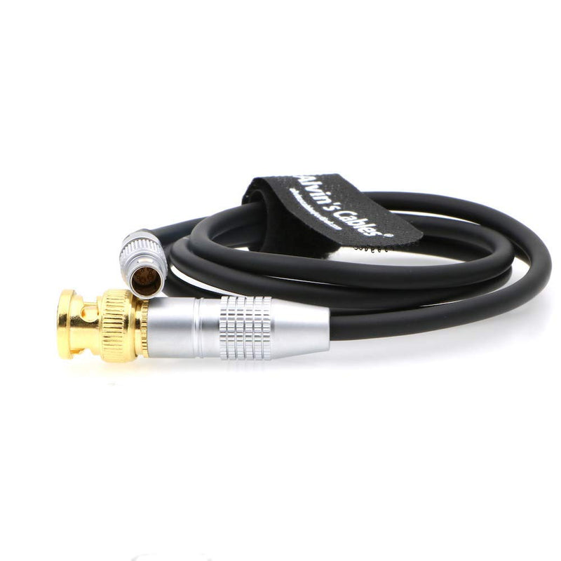 [Australia - AusPower] - Alvin's Cables 5 Pin Male to BNC SMPTE Time Code Out Cable for ARRI Mini Sound Devices 1M 