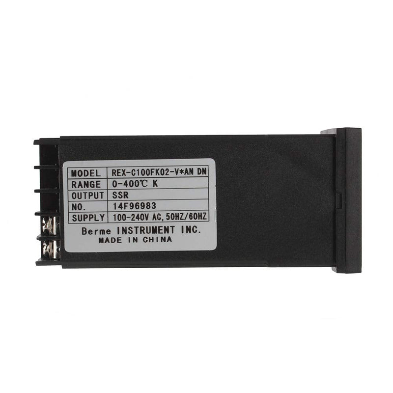 [Australia - AusPower] - Temperature Controller PID REX-C100 AC100-240V and a 40A Solid State Relay with K Thermocouple GD 0 to 400°C 