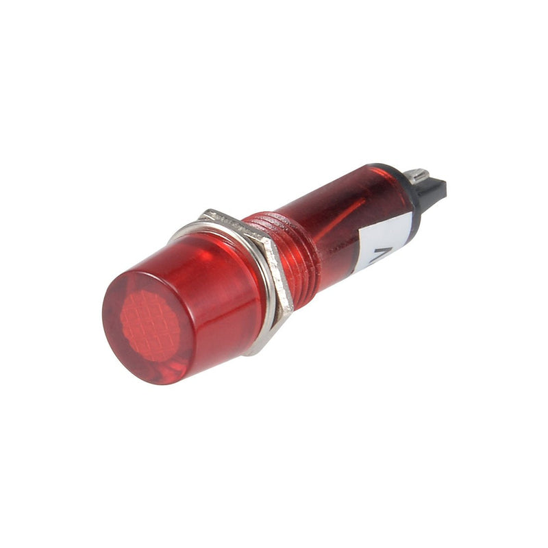 [Australia - AusPower] - uxcell Signal Indicator Dash Light DC 12V, LED Bulbs XD10-3 Red, 10mm 2/5" Panel Mount 10Pcs 