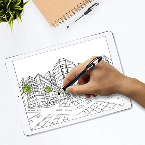 [Australia - AusPower] - Cellet Black Executive Ultra Thin Touch Screen Stylus Pen and Ink Pen Combo Compatible to Samsung Galaxy S21 S20 S10 S10e S10 S10 Plus/S9 Plus S9 Note 20 10 9, iPad, iPad Air, iPad Pro, iPad Mini 