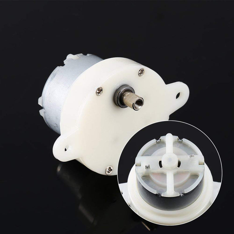 [Australia - AusPower] - DC 12V Gear Motor High Torque Slow Speed Micro Electric Motor Gearbox 3 RPM 4mm Shaft Diameter 