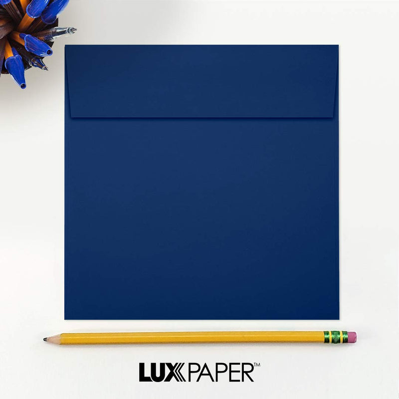 [Australia - AusPower] - 6 x 6 Square Envelopes - Navy (50 Qty) | Perfect for Invitations, Announcements, Greeting Cards, Photos | LUX-8525-103-50 50 Qty. 