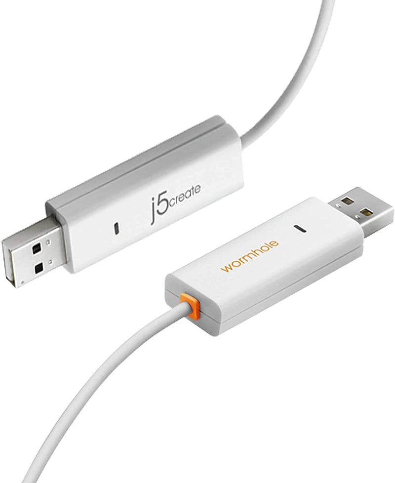 [Australia - AusPower] - j5create JUC400 Data, Keyboard, and Mouse Sharing/Transfer USB Cable Transfer Data Between Mac and Windows [Wormhole Switch] 