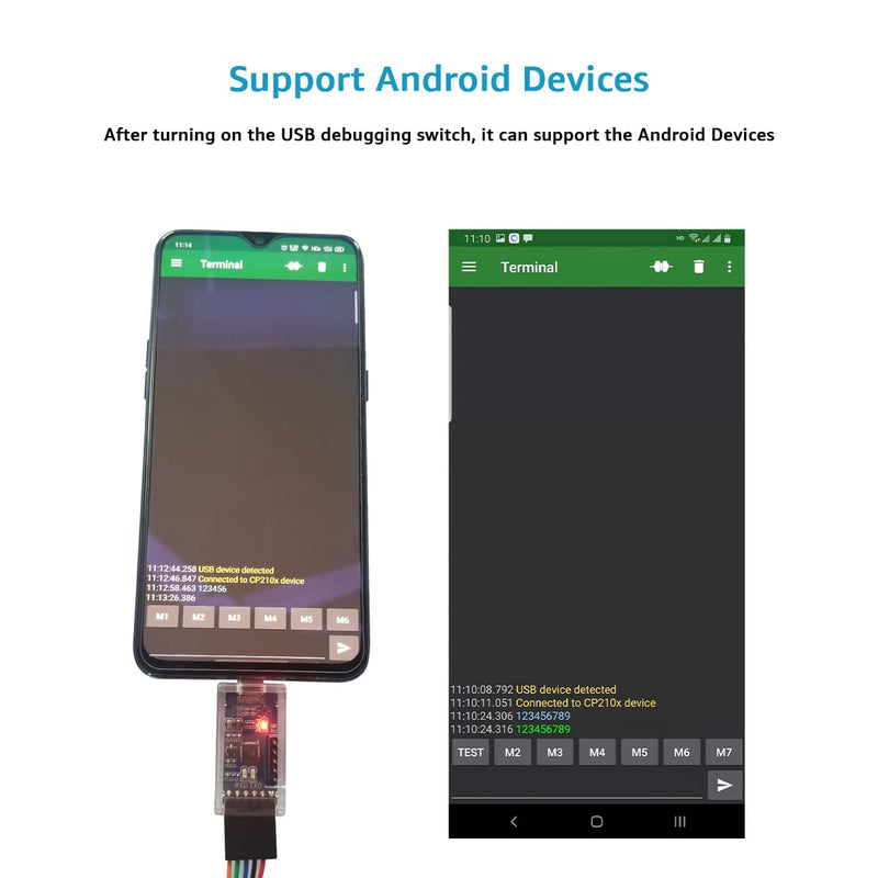 [Australia - AusPower] - DSD TECH SH-U09B3 USB Type C to TTL Serial Adapter with CP2102N Chip 