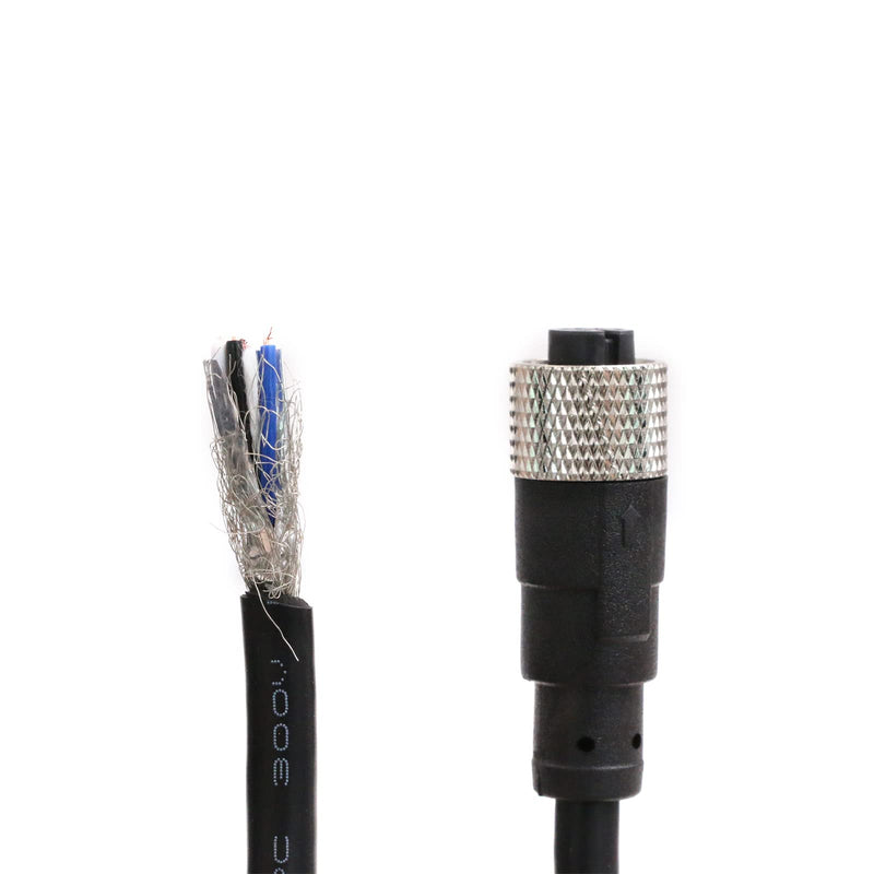 [Australia - AusPower] - Eonvic Industrial M12 Female 4 Pin Connector Molded PVC Aviation Sensor Cable M12 4Pin Female Cable 