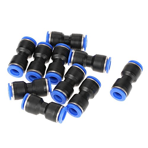 [Australia - AusPower] - 30PCS Straight Push Connectors, 6/8/10 mm Quick Release Pneumatic Connectors Air Line Fittings for 1/4 5/16 3/8 Tube 