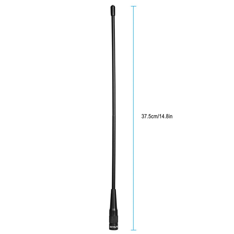 [Australia - AusPower] - Retevis Two Way Radio Antenna SMA-M Antenna 144/430MHz for RT1 RT85 RT81 RT82 RT87 RT3S RT83 TYT MD-380 UV8000D Baofeng BF-UV3R YAESU Walkie Talkies Dual Band Elite Whip Antenna (1 Pack) 